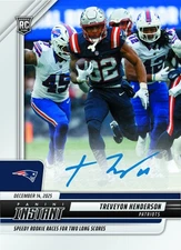 2025 Panini Instant NFL TreVeyon Henderson Rookie Premiere Signature Auto SSP 99