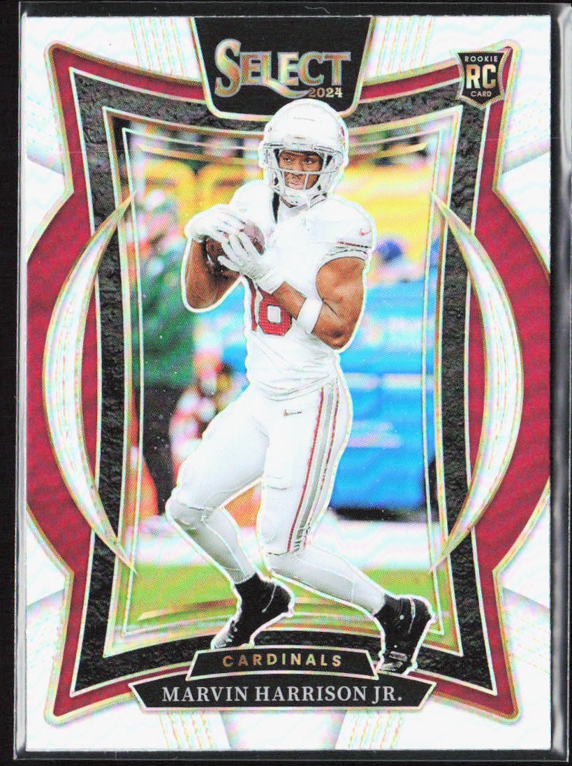 2024 Panini Select Marvin Harrison Jr. Concourse Silver Prizm Rookie RC #28