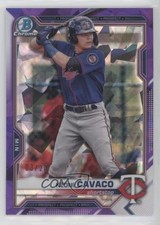 2021 Bowman Sapphire Chrome Prospects Purple Refractor 3/20 Keoni Cavaco 0a3