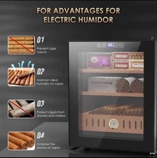 50L Electric Humidor Cigar Cooler (new without Origen box) Spanish cedar wood sh