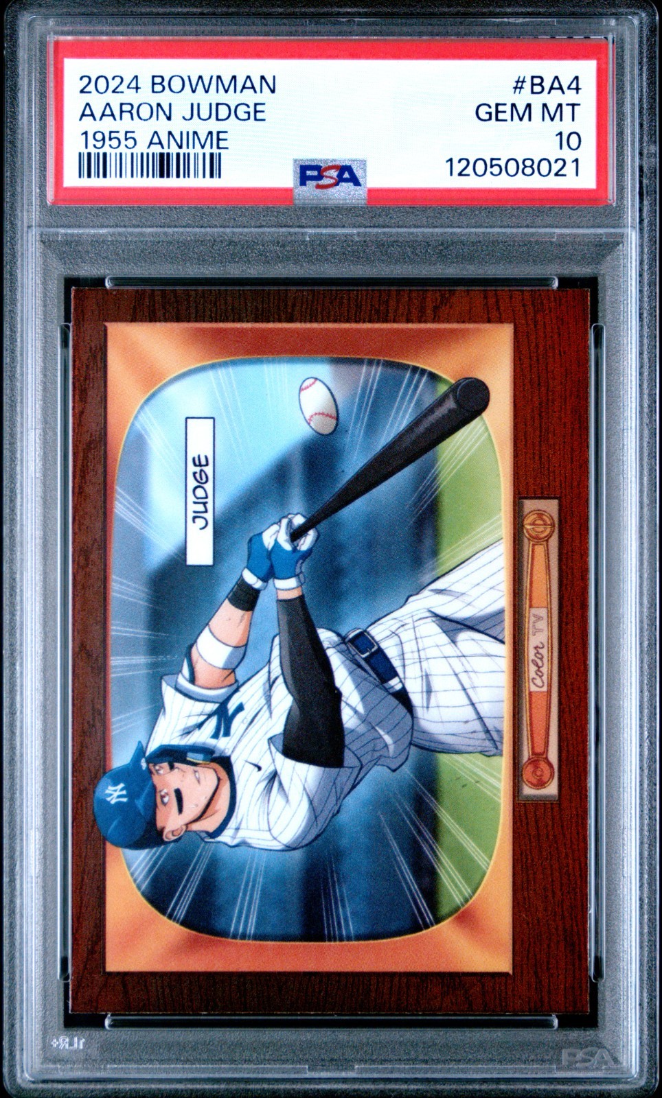 2024 Bowman Aaron Judge 1955 '55 Anime #BA-4 PSA 10 GEM MT