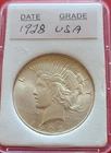 1923 U.S. Peace 90% Silver Dollar  Ch.BU KM#150 "COMBINED SHIPPING"