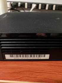 Sony PlayStation 3 - Slim 120GB Black Console only Cleaned And Tested.