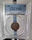 1859 1C Indian Head Cent PCGS Genuine AU