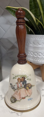 #ad #ad 1976 U.S.A Norman Rockwell Porcelain Bell $35.00