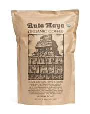 RUTA MAYA MEDIUM ROAST ORGANIC WHOLE BEAN 35.2 OZ, 2.2 LBS, EXP 05/2027