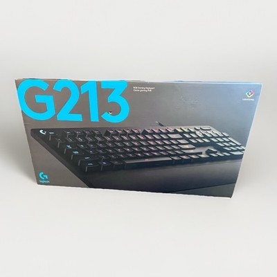 Logitech G213 RGB Gaming Keyboard Lightsync Wired Full Size New Sealed Prodigy