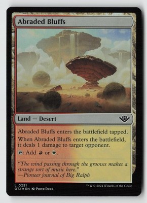 Abraded Bluffs *Foil* OTJ 251 NM-LP
