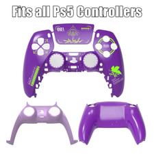 Custom Eva Purple Replacement Faceplate for PS5 Controller  All Models