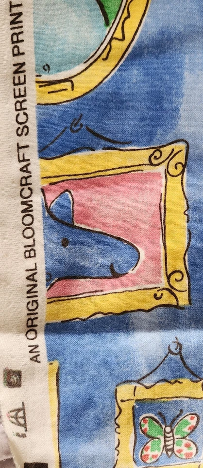 VTG Broadcloth/Kids' Tent Fabric 4.5 yds x 56" WOF Stain Soil Resistant NOS - Image 4 of 4