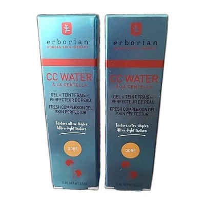 2 erborian CC Water Fresh Complexion Gel Skin Perfector - Dore - 15 ml