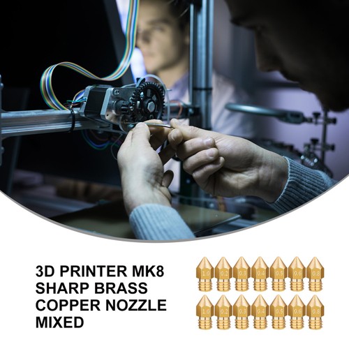 22 Pcs 3D -Druckdüse Messingdüse Für Drucker Kupferdüse 3D-Drucker - 第 5/12 張圖片