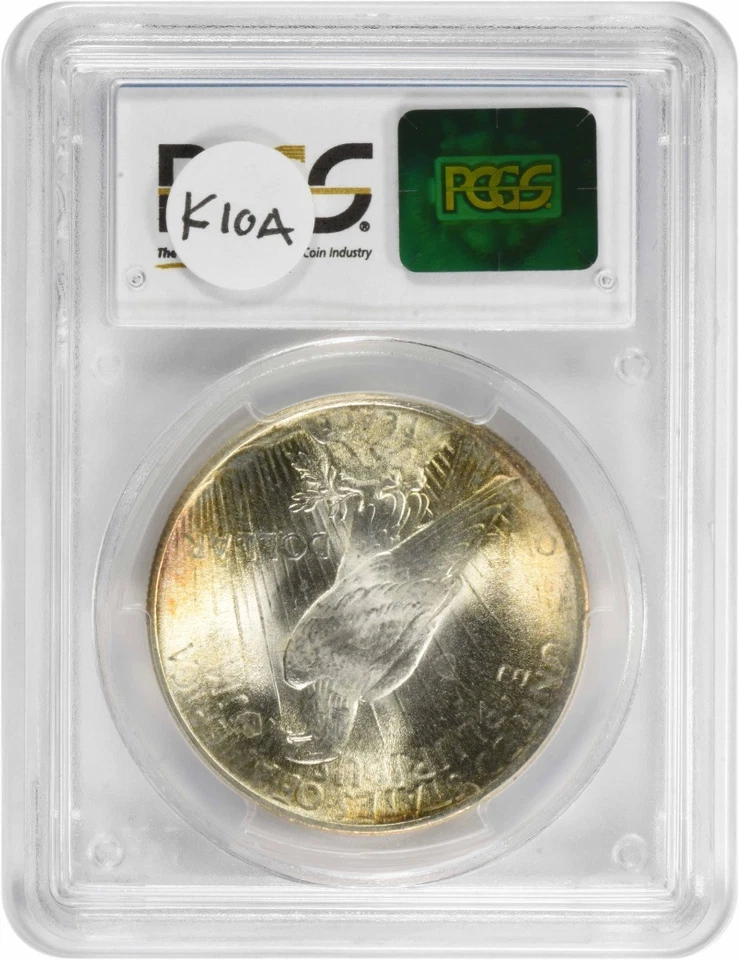 1924 Peace Silver Dollar MS66 PCGS (CAC) - Image 2 of 4