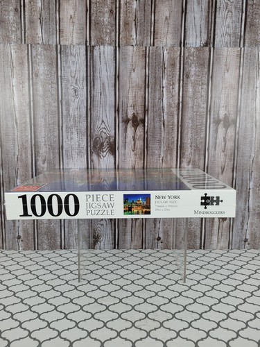 New York 29" × 23" - 1000 Piece Jigsaw Puzzle Mind Bogglers NEW SEALED - Picture 3 of 3
