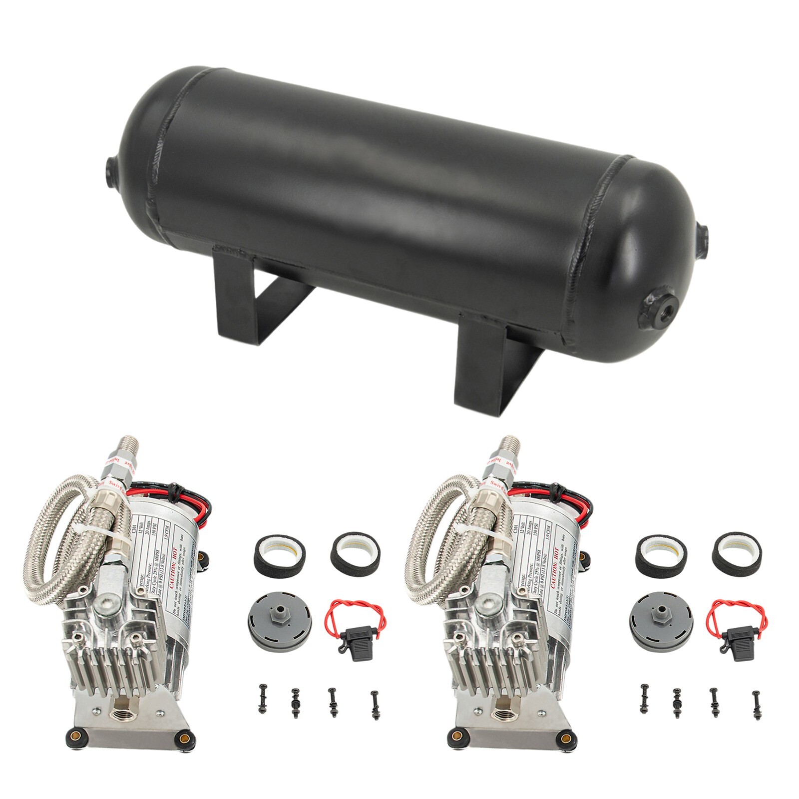 + 3 Gallon Air Tank Kit For Truck Train