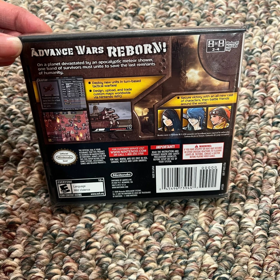 Advance Wars Days of Ruin Nintendo DS Video Game NEW/FACTORY SEALED - Image 2 of 2