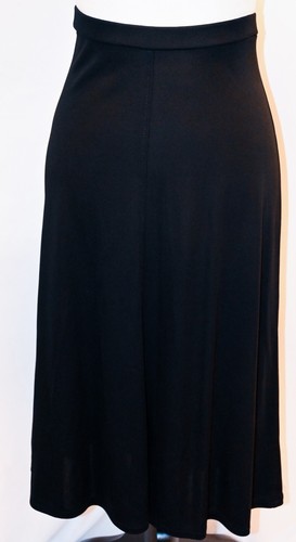 NEW Liz Claiborne black flare skirt petite size Small - Picture 2 of 4