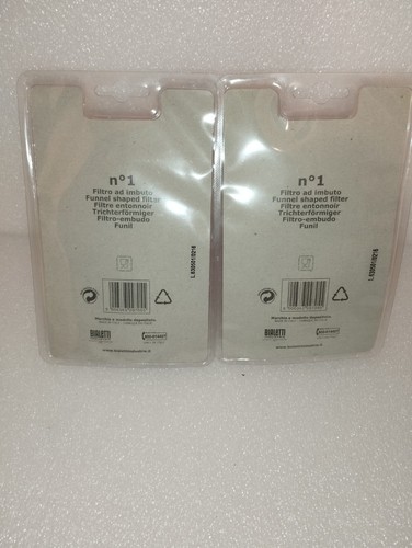 2 Filtros De Embudo Bialetti Moka Express Dama 9 Tazas Sellados LEA DESCRIPCIÓN - Imagen 3 de 4