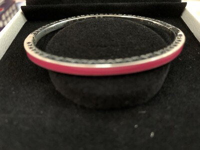 Pandora Bangle Radiant Hearts of PANDORA Orchid Enamel 6.9