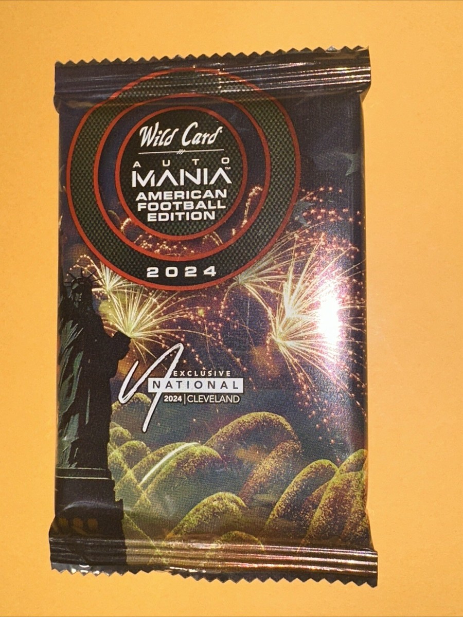 2024 National EXCLUSIVE Wild Card Auto Mania Pack CLEVELAND