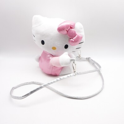 Hello Kitty Plush Hugger Crossbody with PU strap