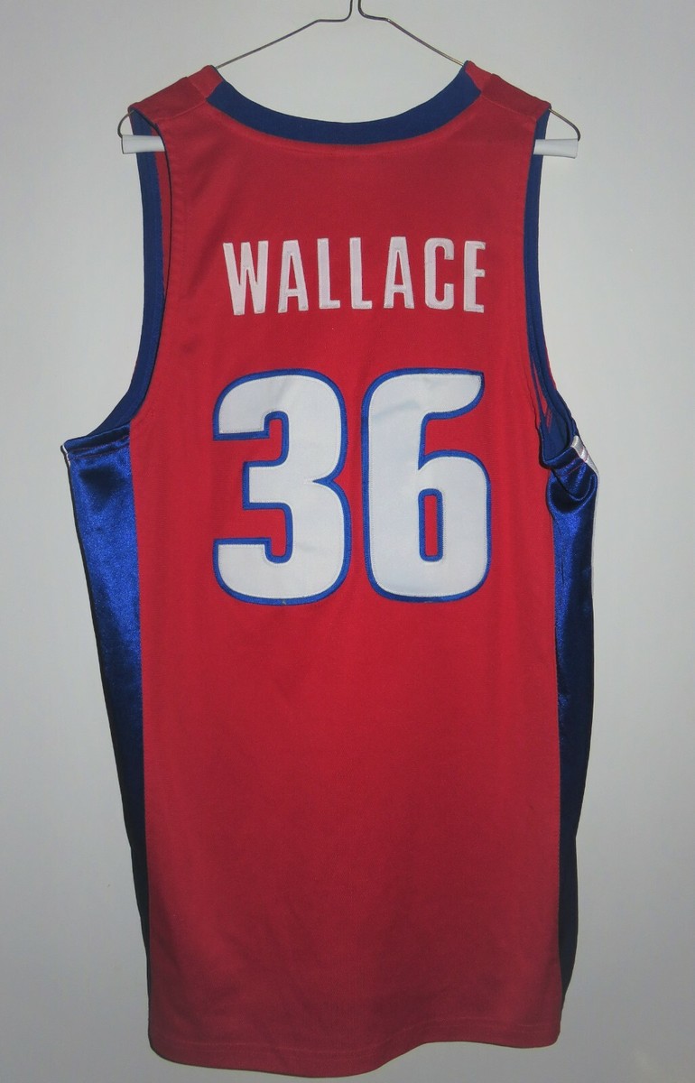 Rasheed Wallace Detroit Pistons #36 Jersey Stitched Authentic
