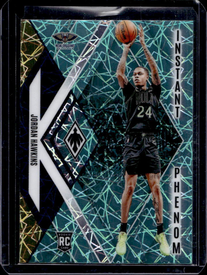 2023-24 Panini Phoenix Jordan Hawkins Instant Phenom Teal Lazer RC #14