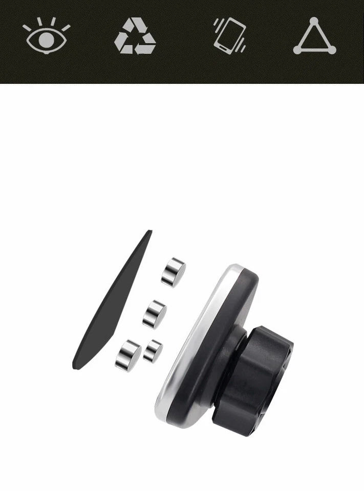 360°Car Holder Windshield Dashboard Magnetic Mount Bracket For Cell Phone iPhone - Image 4 of 4