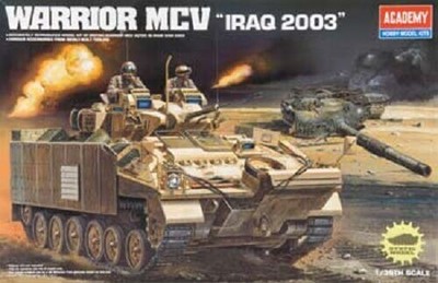 Academy 1/35 Warrior MCV Iraq 2003 Tan Plastic Model Kit 13201