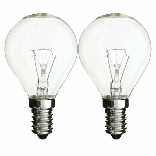 2 x 40w Oven Bulb / Cooker Light Bulbs 240v SES E14 300 Degree 220