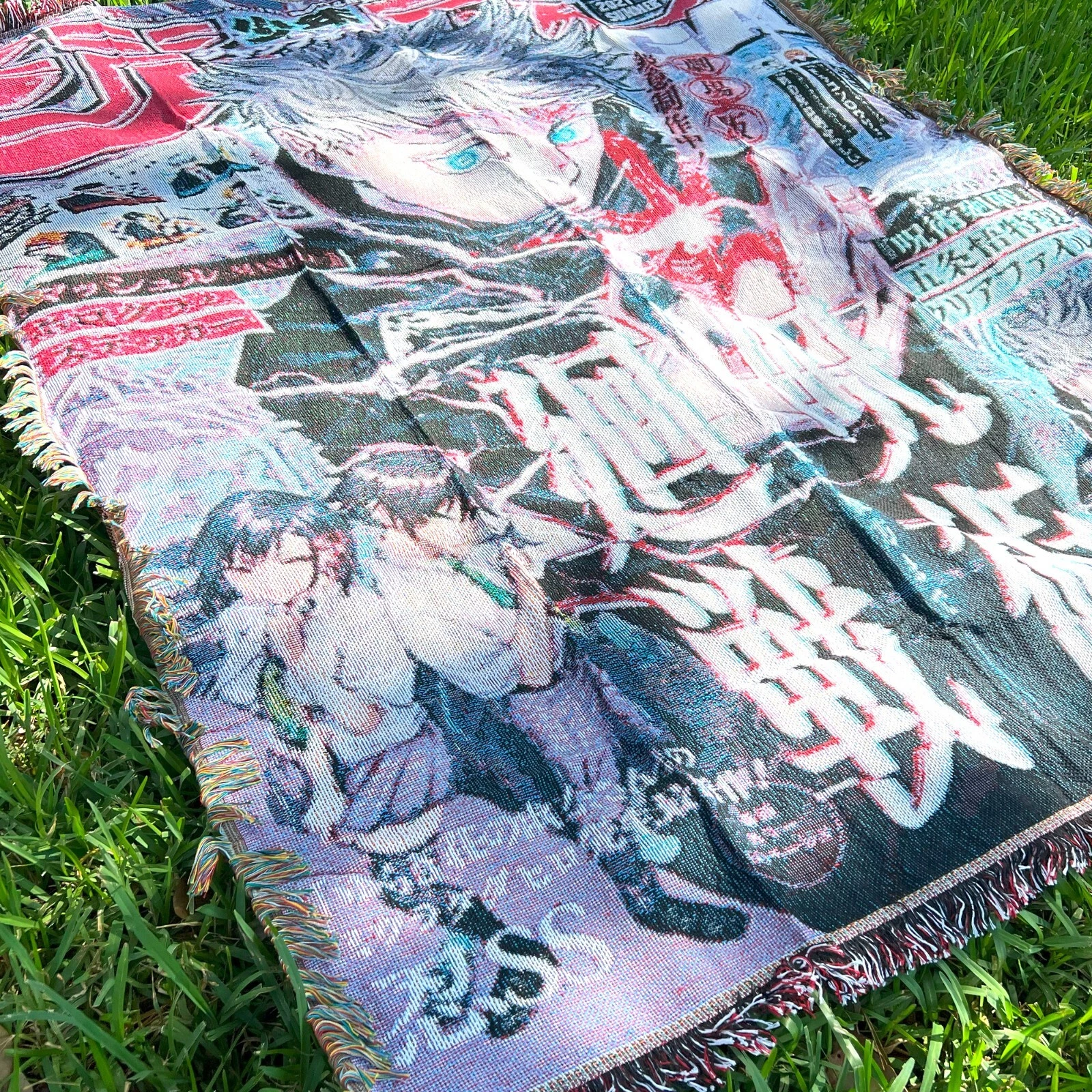 Jujutsu Satoru Satoru Gojo Woven Blanket