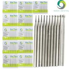 Wave Dental Carbide Surgical Burs Round Taper Invert Cone HP Straight Handpiece