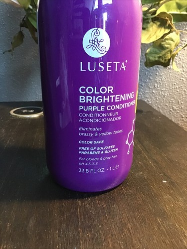 Luseta Color Brightening Purple Conditioner for Blonde and Gray Hair -Infused wi - Picture 2 of 2