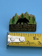 Souvenir Lapel Pin Alaska Conservation Center...