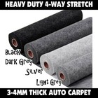 <!--F#f_0-->4Way Stretch Carpet 5m x 2m SILVER Campervan Motorhome Truck Roof Lining 4-Way<!--F/-->