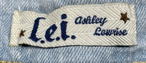 Lei Jean shorts Juniors size 11 Ashley Flag Stars Stripes Low Rise (waist 34") - 第 7/19 張圖片