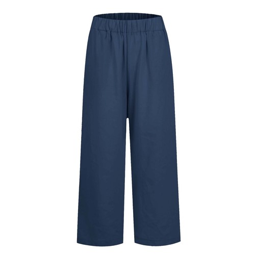 Summer Womens Ladies Cotton Linen Loose Casual Harem Pants Drawstring Trousers - Picture 25 of 34