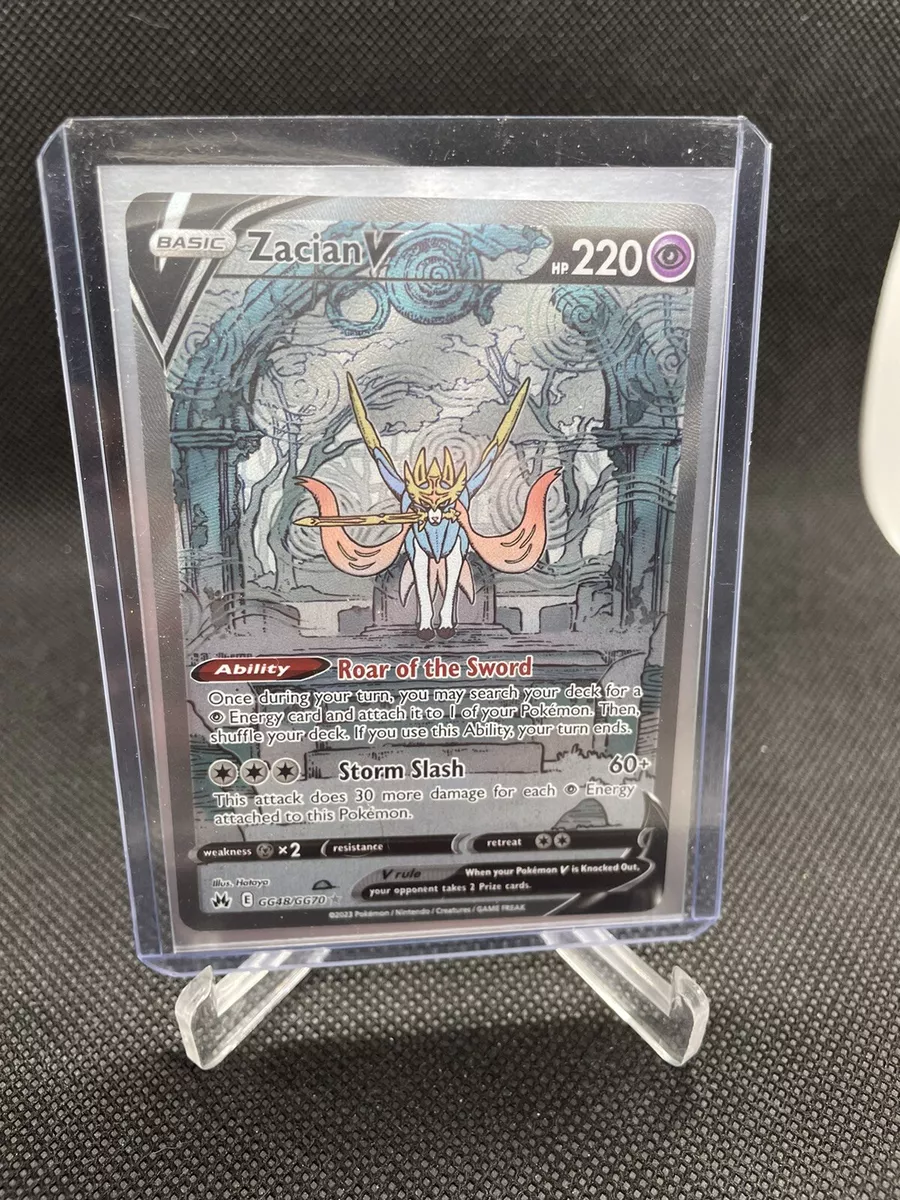 Silver Pokemon Zacian V