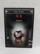 *Punched* Path Of Exile Exilecon Full Plate Normal Trading Card