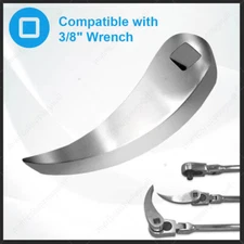 Pry Bar Wrench Adapter Head 3/8" Half Shaft Removal Crowbar Adapter Ratchet Tool