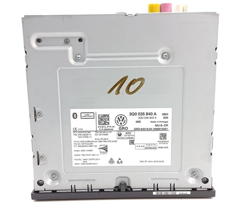 NUEVA unidad de control original para infoentretenimiento MIB2 unidad principal Bluetooth VW 3Q0035840A - Imagen 5 de 6