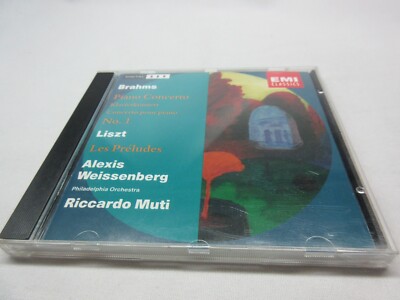 Brahms: Piano Concerto 1; Liszt: Préludes Alexis Weissenberg CD Fully Tested