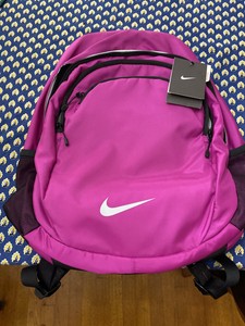 hot pink nike bookbag