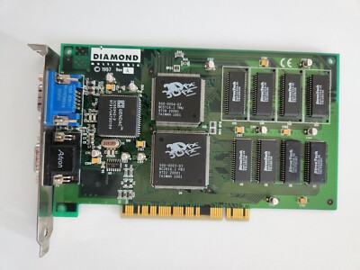 Diamond MONSTER 3D VOODOO 3Dfx 4MB PCI GRAFIKKARTE PC