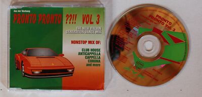 Pronto Pronto ??!! Vol. 3 (The New Italian Generation Dance Mix) CDSingle 1994