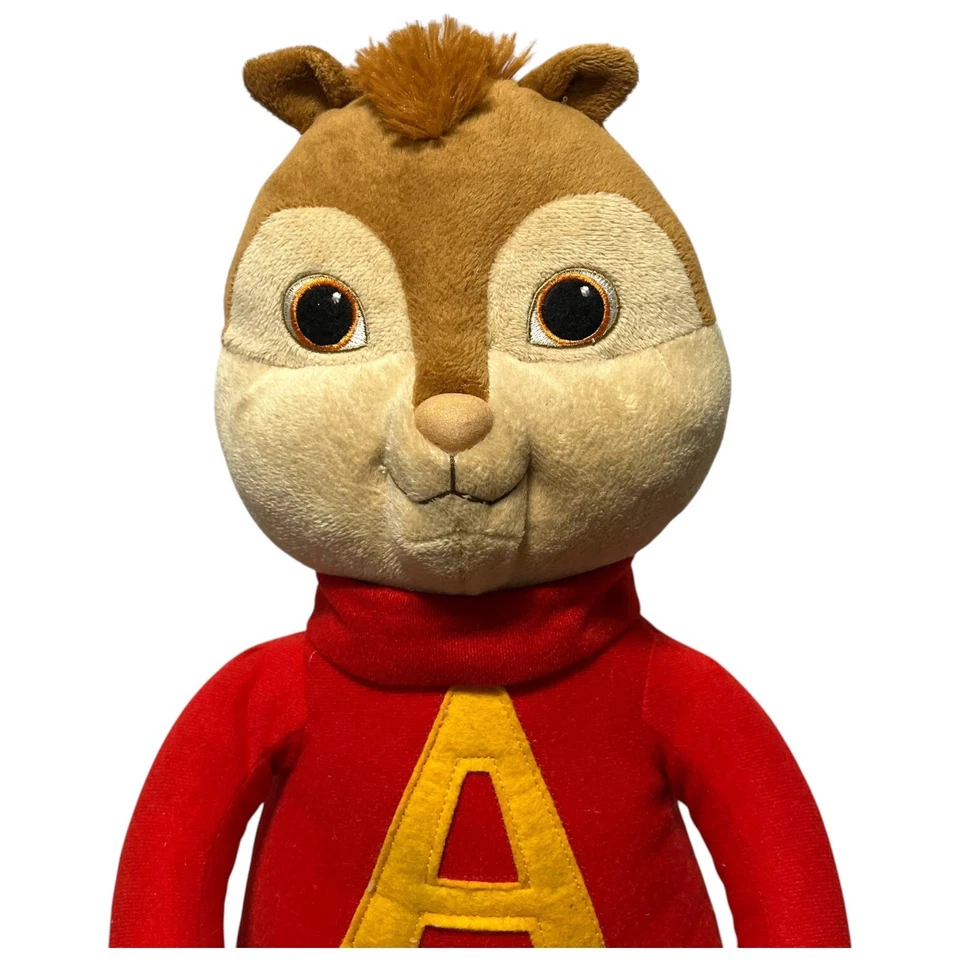 Alvin & Chipmunks 20" Christmas Standing Plush Stocking “Tried To Be Good” w DVD - Image 3 of 4