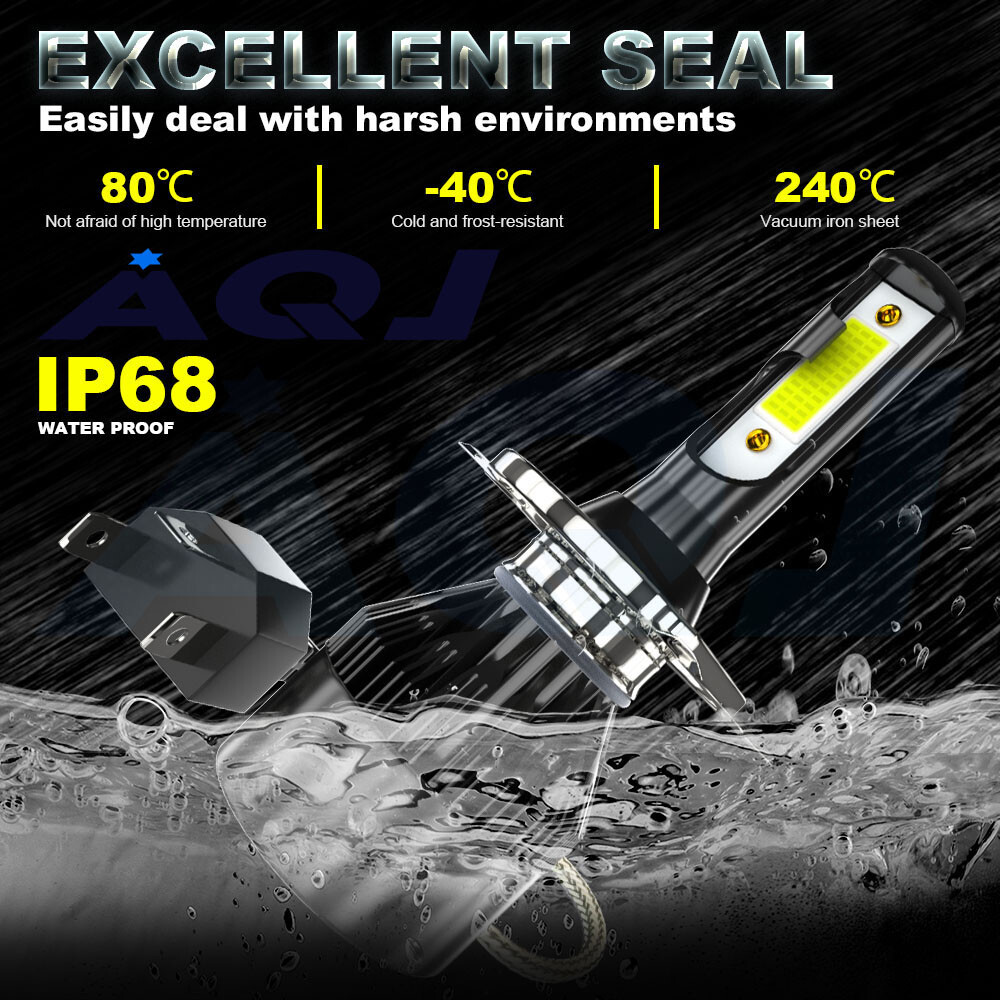2x H4 9003 LED Headlight Bulbs 330000LM 2200W 6000K White Hi-Lo Beam Kit - 5 Year Warranty 8 thumbnail image