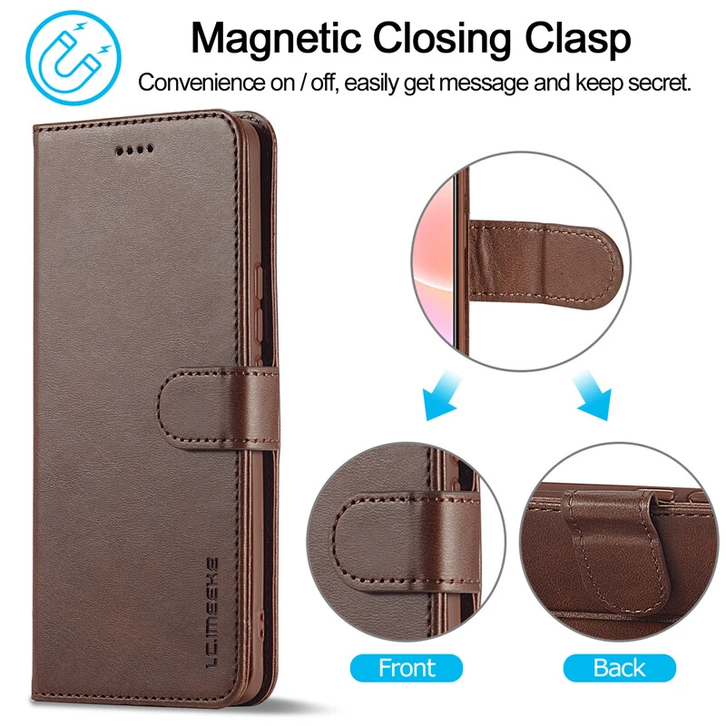 For Huawei P40 P30 Mate 30 20 Pro P Smart Z Magnetic Leather Wallet Case Cover - Image 4 of 4
