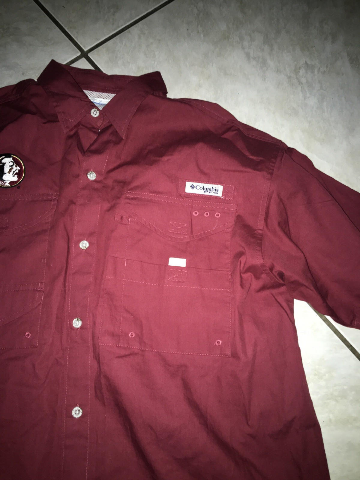 Columbia PFG Mens Shirt Sz Medium FSU 