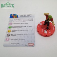 Heroclix Civil War OP set Doc Samson #012 Common figure w/card!